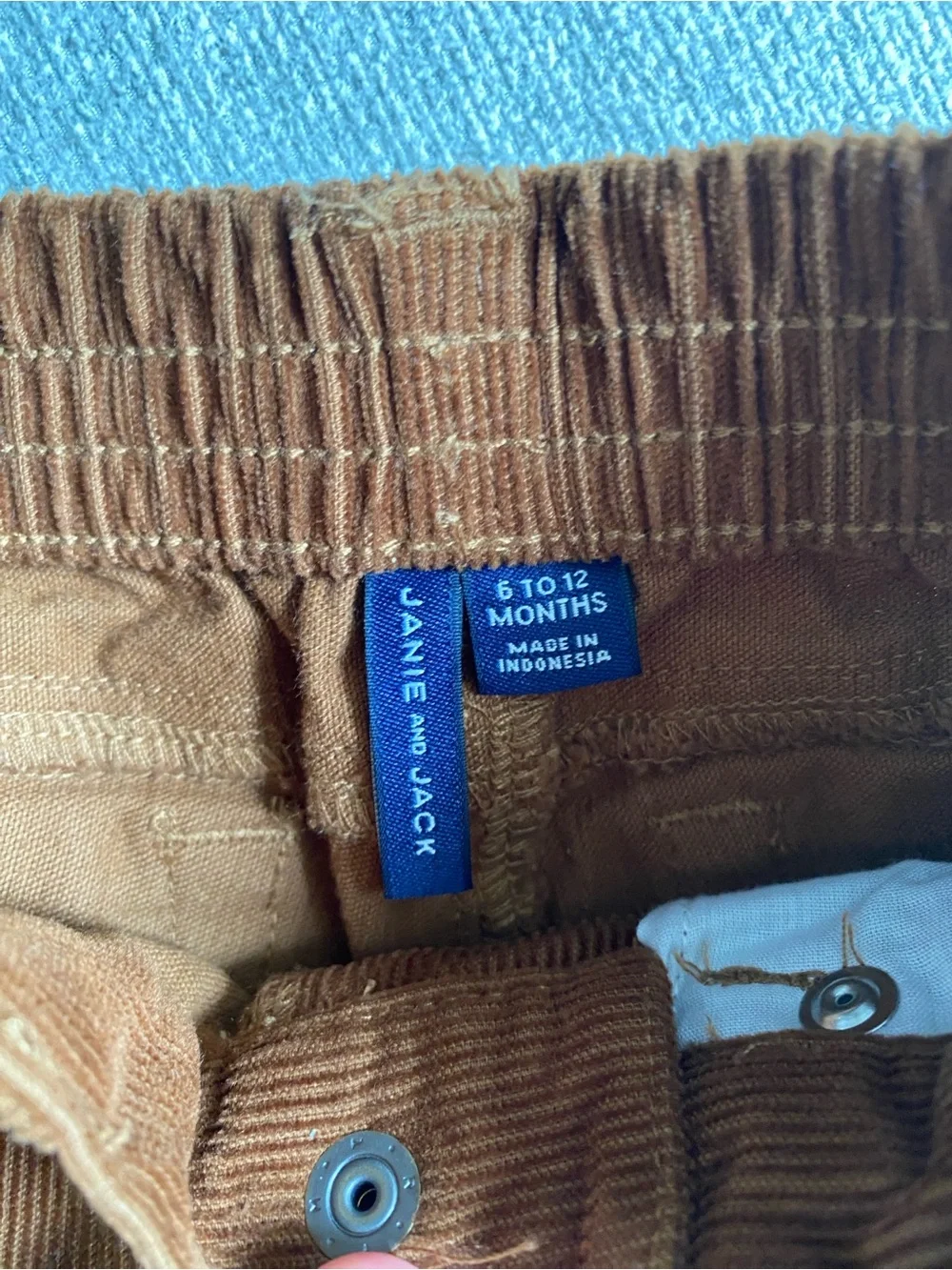 Janie and Jack soft corduroy